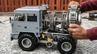 Guy builds an awesome $50,000 RC truck with a real engine! From start to finish!