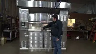 Baxter 18 Pan Revolving Tray Oven, Model: OV850G-M18, Running.