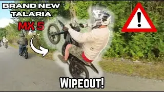 BRAND NEW Talaria MX5 crash! | Wild PEV group ride!