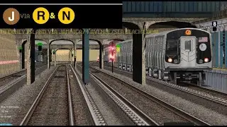 OpenBVE Special: J Train To Coney Island Via Jamaica/4 Avenue/Sea Beach Local (R179)