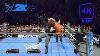 Wwe 2k25| Gauntlet Turmoil | Brock Lesnar vs Toma Tonga ,Jacob Fatu & Tonga Loa |[4k60Fps ]