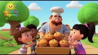 The Muffin Man 🧁 Kindness Story Song for Kids Sunshine Rhymes