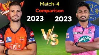 SRH (2023) 🆚 RR (2023) in IPL Playing 11 Comparison | Match-4 SRH vs RR