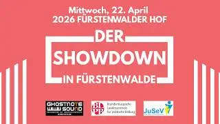 Der SHOWDOWN zur Bürgermeisterwahl der Stadt Fürstenwalde/Spree