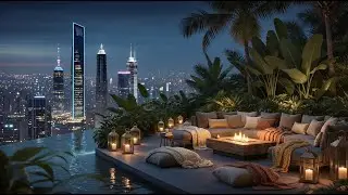 Midnight Luxury &ndash; Rooftop Infinity Pool Ambience | 1 Hour 432Hz