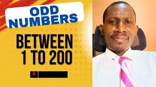 What are odd numbers? Writing odd numbers between 1 to 200