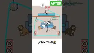 Mic Theft 🥷- vs Animation #gaming #thiefpuzzle