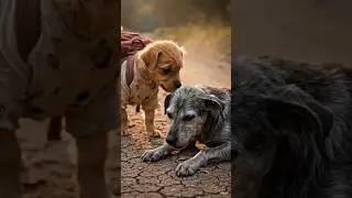 Little Puppy's Hard Work for His Life 🥺❤️#shorts #youtube #youtubeshorts #viral