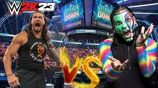 🔥WWE 2K22 Roman Reigns vs Jeff Hardy  wwe 🔥