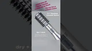 INFINITIPRO BY CONAIR Titanium Ceramic Hot Air Brush# hot tools# natural hairstyles