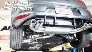Sound: VW Golf GTI Mk7 Remus Quad Exhaust + Diffuser @ ModAuto