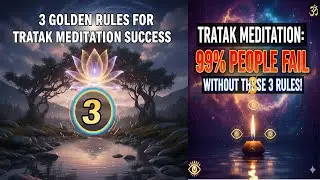 3 golden rules for success in Tratak meditation r #3 is magic