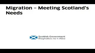 SNP always use demographic decline to justify immigration