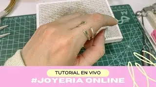 TUTORIAL DE JOYER&Iacute;A ONLINE C&oacute;mo hacer joyas hechas a mano un anillo en lat&oacute;n #joyeriaartesanal