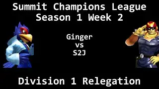 SCL1.2 - Ginger (Falco) vs S2J (Captain Falcon) - Division 1 Relegation