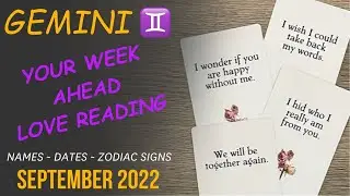 Gemini ♊️ WOW! Someone&rsquo;s Going Behind Your Back! 🚨Gemini September 2022 Tarot Reading