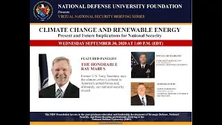 National Security Webinar with The Honorable Ray Mabus
