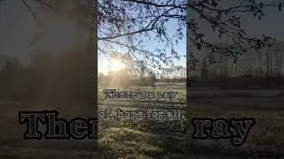 Rays of Hope!😍 #hope #lightsofhope #motivation