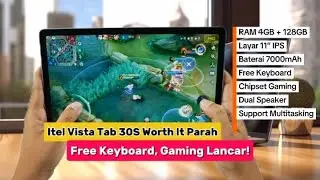 1 Jutaan Dapat Tablet + Keyboard! Itel VistaTab 30S Wajib Dibeli ! #tabletopgaming#itel#tabletmurah