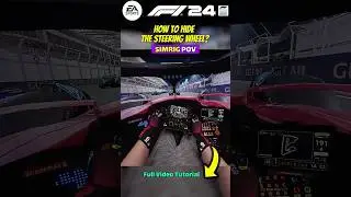 How to HIDE the steering wheel in F1 25 and F1 24 on PC