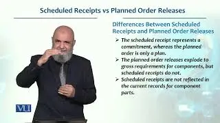 Schedule Receipt vs planning Order Release | Production / Operations management | MGT713_Topic189