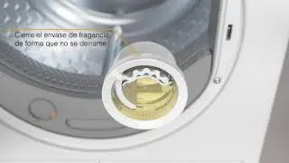 C&oacute;mo colocar el envase de fragancia en una secadora Miele