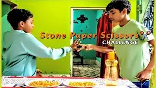 Stone Paper Scissors! 🤤🍗 | Food Challenge | #games #challenge #rockpaperscissors #viral #trending