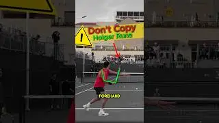 ❌ Don&rsquo;t Copy Holger Rune&rsquo;s Forehand &mdash; Unless You Have His Timing
