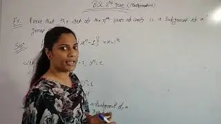 *B.sc.part 2 (Mathematics) 1st paper -Abstract Algebra (Group theory), chapter -2 Subgroup