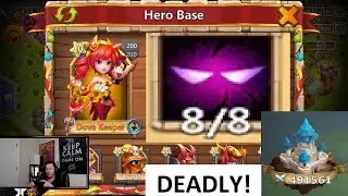 JT's Main Guild Wars Unholy Pact DOVE Owning HARD Castle Clash