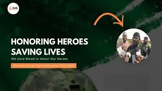 We Gave Blood to Honor Our Heroes 🇳🇬 | Armed Forces Remembrance Day 2026 | 3AM 