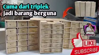 Parts Organizer mini-Rak komponen mini dari triplek | ide kretif dari triplek #kreatif #barangbekas