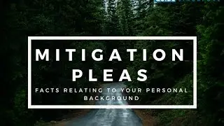 The LawGuide Nuggets Show - Mitigation Pleas: Facts Relating To Your Personal Background