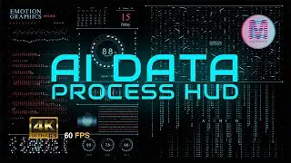 Sci-Fi AI Data Processing HUD Animation | Free After Effects Project File