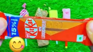 ASMR Hard Candy Eating | Lollipop & KitKat & Snickers 🍭🍫