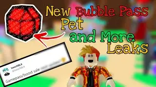 New Bubble Pass Pets and More.... Update 48 Leaks (Part 1) | Bubble Gum Simulator