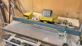 Lot 15-Unique Machine & Tool Company Raised Panel Door Machine Selling at Auction