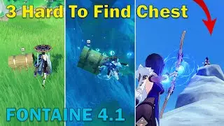 3 Hard To Find Chests in Fontaine 4.1 | Genshin Impact Fontaine Hidden Chest