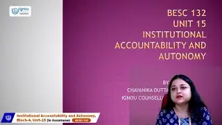 Institutional Accountability and Autonomy