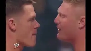 WWE John Cena and Brock Lesnar SmackDown 3 27 2003 Off Air Footage
