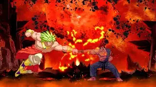Evil Ryu Vs Broly (Legendary Super Saiyan) [Street Fighter][Dragon Ball][ANIME MUGEN][PotS/Infinite]