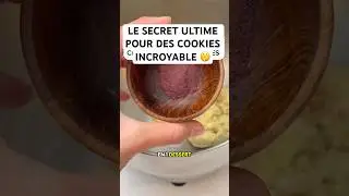 LE SECRET POUR DES COOKIES INCROYABLES #cookies #recettefacile #easyrecipe #foodlover #recipe #rose