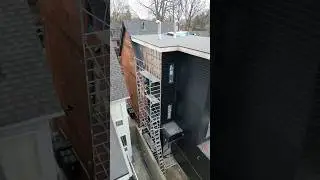 Aluminum siding installation