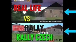 Richard Burns Rally / RBR Pro vs REAL LIFE STAGE Rally Sumburk Czech Republic