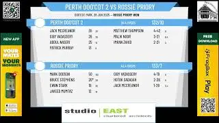 Perth Doo'cot 2 v Rossie Priory