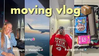 MOVING VLOG📦: back to zambia (travel with me, last days in malaysia, shopping etc.) | KayxTee