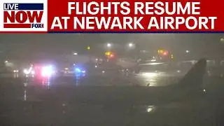 Aircraft Emergency: Flights resume at Newark Airport after JetBlue engine failure