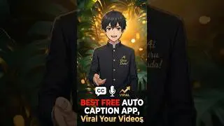 Auto Captions in 1 Click 😱 | Viral Reels Secret App #ai #tech #shortsfeed