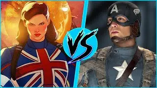 Captain America VS Captain Carter | BATTLE ARENA | What If...? | DanCo VS
