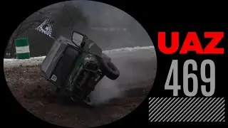 UAZ 469 ROLLS OVER in EPIC Off-Road Festival Adventure! Mud, Winter FUN! Greičio ratas